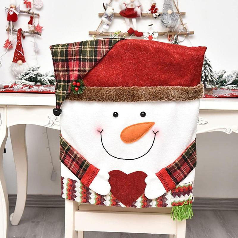 🎄 Festive Christmas Chair Cover Set – Cosy Holiday Dining Chair Decorations for a Magical Christmas ✨