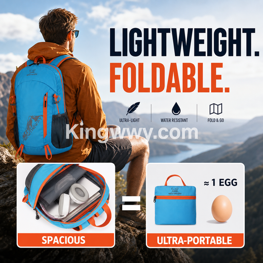 Foldable Waterproof Camping Backpack