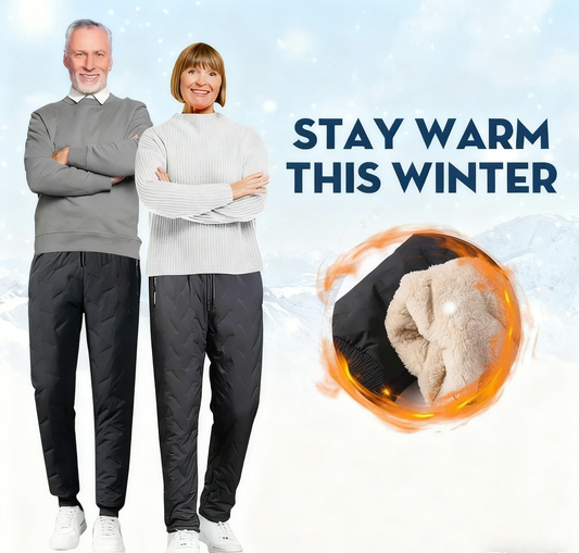 ✨ Super Soft, Warm & Waterproof Unisex Fleece-Lined Trousers