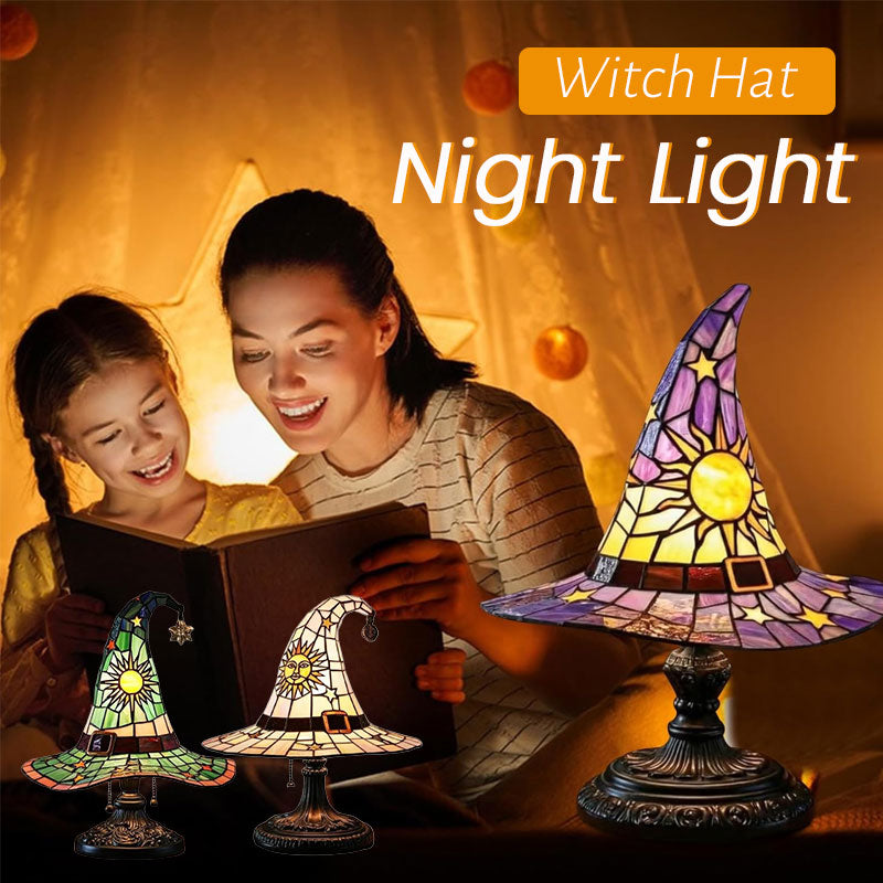 🔮 Magic Light: Witch Hat Night Light – Light Up Your Fantasy Nights! Halloween & Everyday Glow for Fantasy Lovers ✨