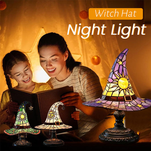 🔮 Magic Light: Witch Hat Night Light – Light Up Your Fantasy Nights! Halloween & Everyday Glow for Fantasy Lovers ✨