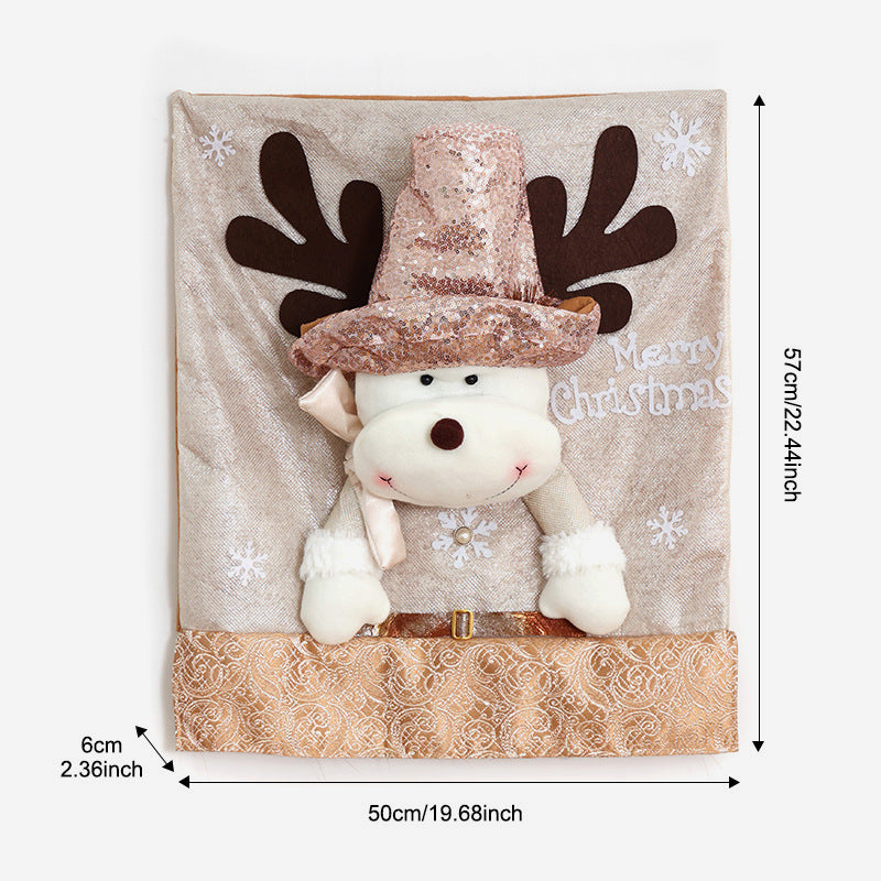 🎄 Festive Christmas Chair Cover Set – Cosy Holiday Dining Chair Decorations for a Magical Christmas ✨