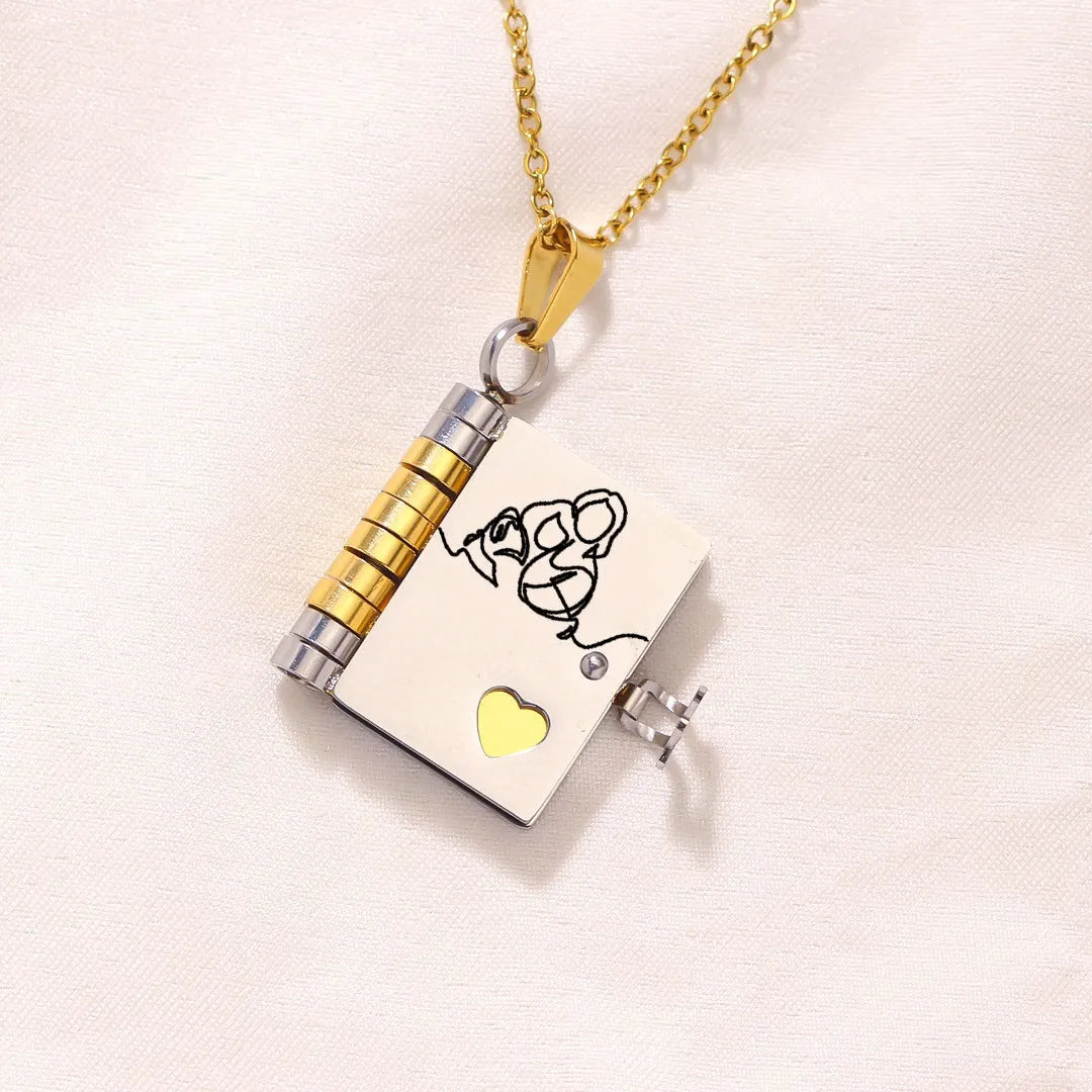 For Granddaughter and daughter - The Most Beautiful Chapter Book Necklace