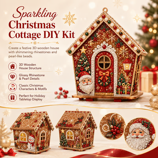 🔥LAST DAY 50% OFF - 🎄 DIY Pearl Art Christmas Cottage Collection
