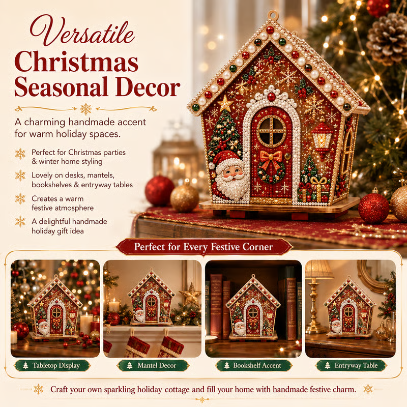 🔥LAST DAY 50% OFF - 🎄 DIY Pearl Art Christmas Cottage Collection