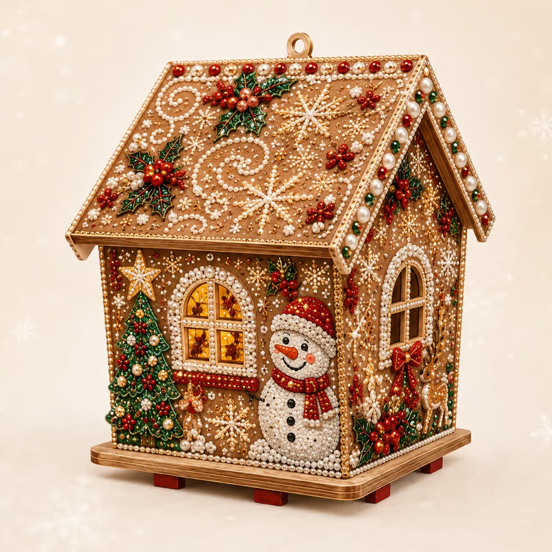 🔥LAST DAY 50% OFF - 🎄 DIY Pearl Art Christmas Cottage Collection