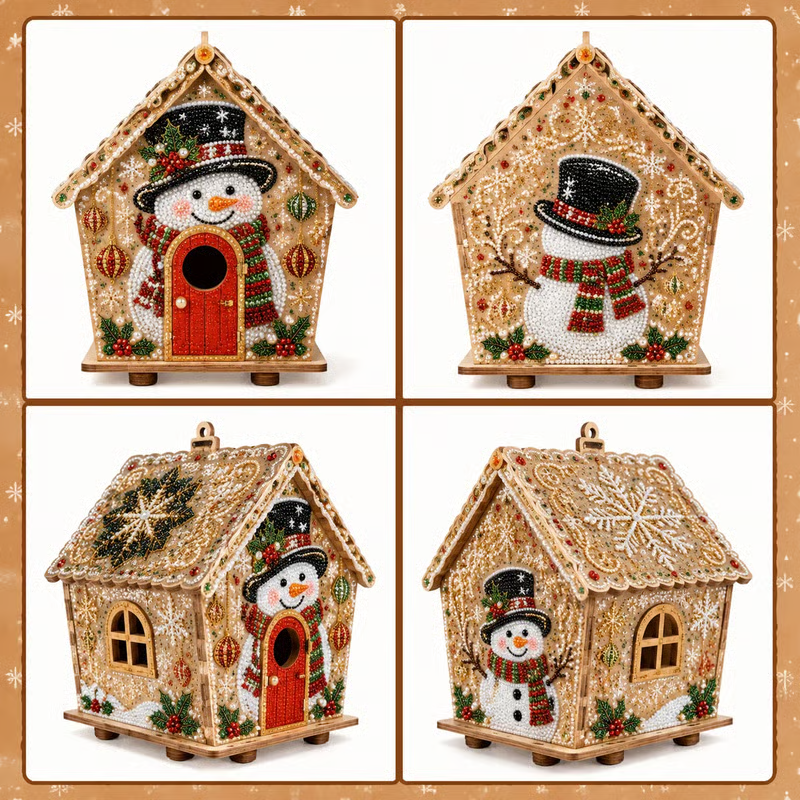 🔥LAST DAY 50% OFF - 🎄 DIY Pearl Art Christmas Cottage Collection