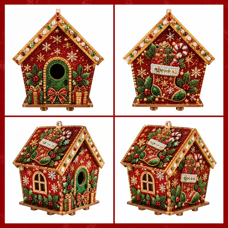🔥LAST DAY 50% OFF - 🎄 DIY Pearl Art Christmas Cottage Collection