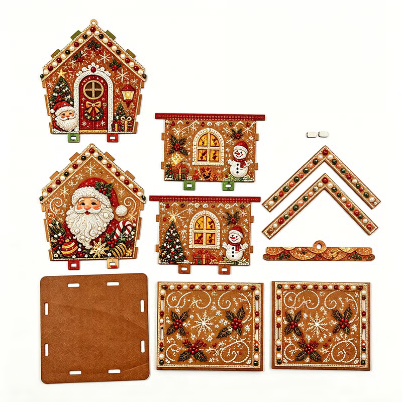 🔥LAST DAY 50% OFF - 🎄 DIY Pearl Art Christmas Cottage Collection