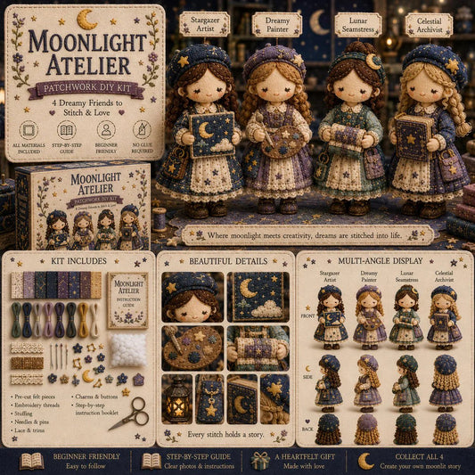 💕Hot Sale❤️‍🔥Tiny Worlds Collection – Patchwork DIY Kit Series