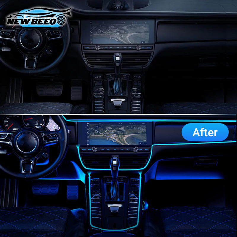 🎁 New Arrivals 💥 Car Interior LED Strip Atmosphere Lights – Add a Custom Glow, Easy to Fit & Perfect for Evening Drives 💡