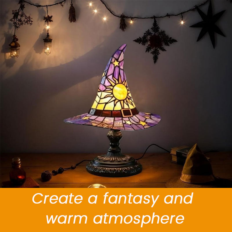 🔮 Magic Light: Witch Hat Night Light – Light Up Your Fantasy Nights! Halloween & Everyday Glow for Fantasy Lovers ✨