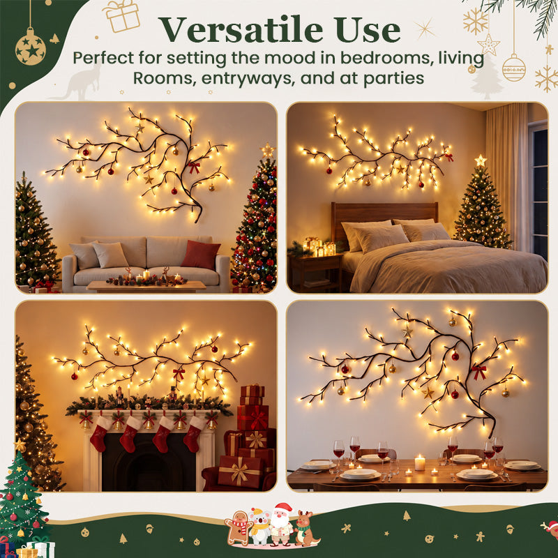 🎄✨Warm White LED Branch Light Decorative Night Light