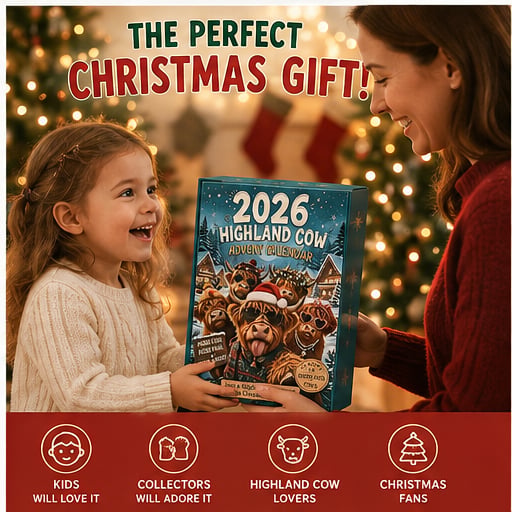 🔥Last Day 49% OFF - 🐂🎁2026 Highland Cow Advent Calendar(📦Buy 2 Free Shipping)