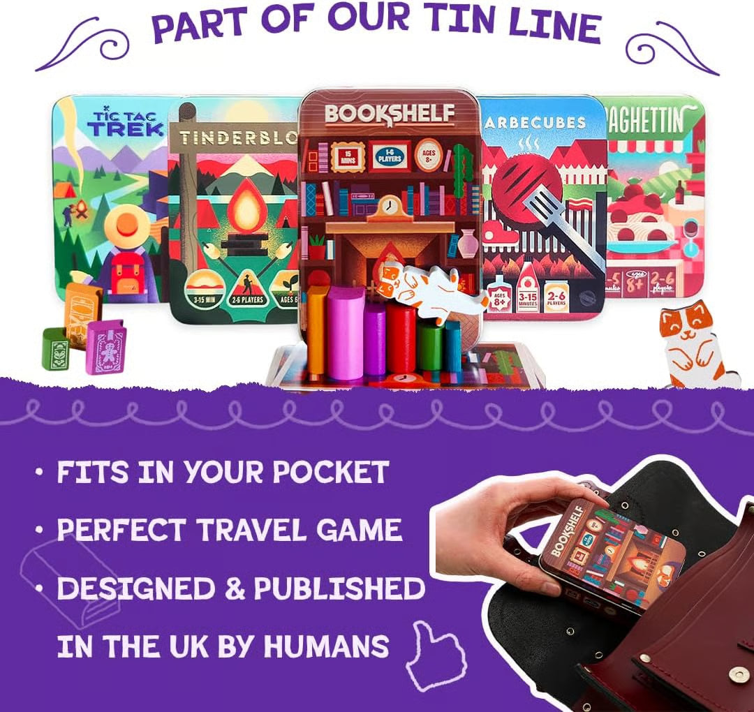 Bookshelf Cooperative Stacking Game