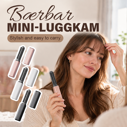💇 Compact Wireless Hot Comb – Handy Bang Styling Companion!