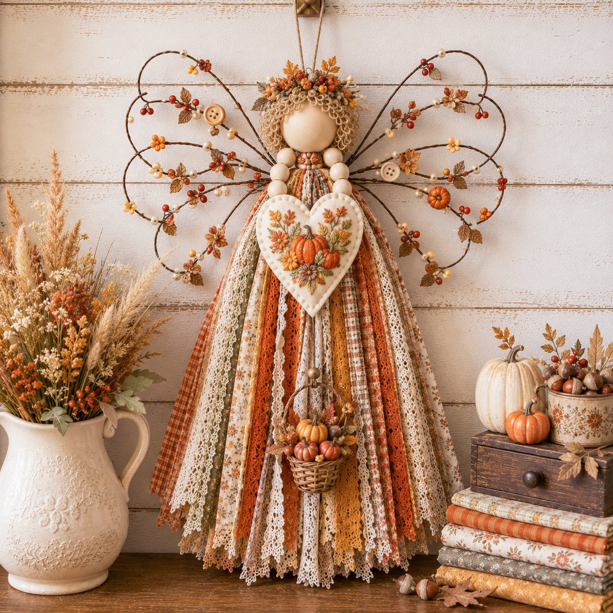💥Last Day 49% OFF - 🪽 Angel Fabric Hanging DIY Kit