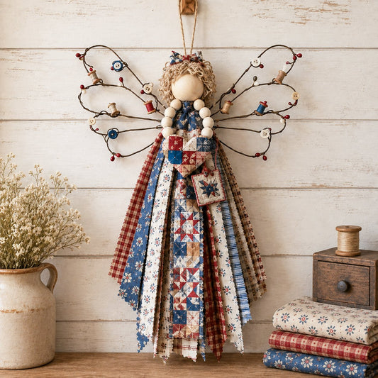 💥Last Day 49% OFF - 🪽 Angel Fabric Hanging DIY Kit