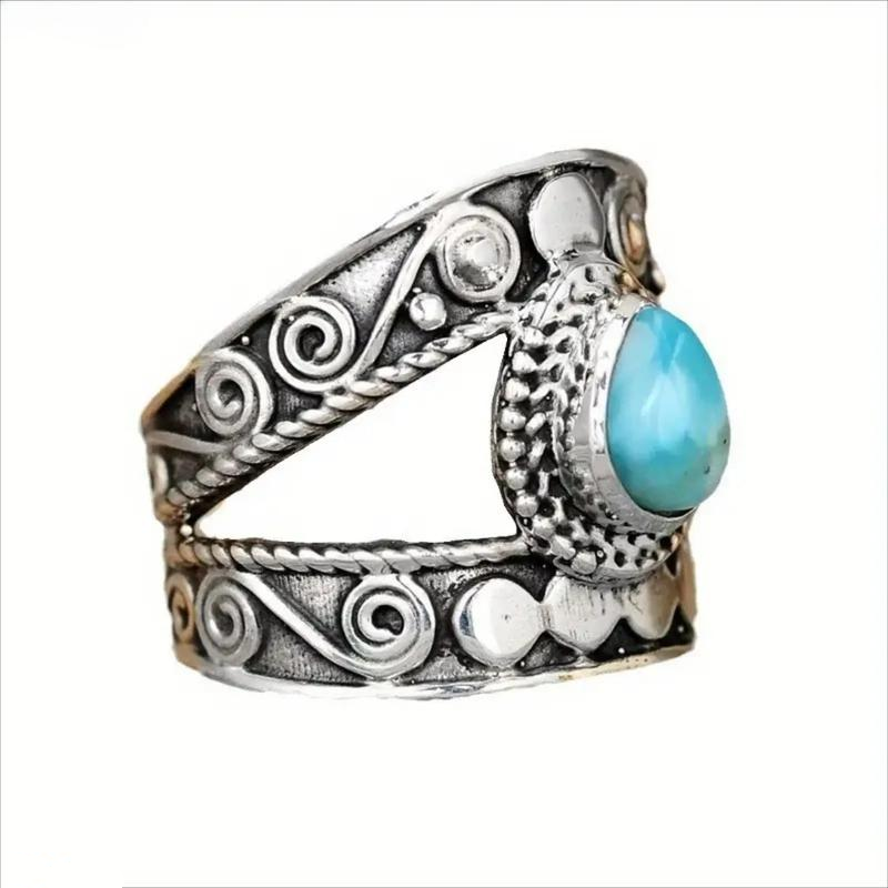 🌸Buy 1 get 1 free 🌸Vintage Carved Teardrop Ring for Women💎