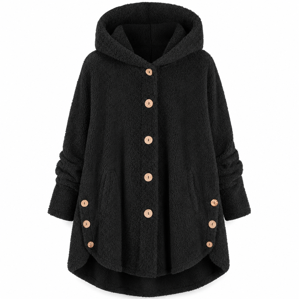 🖤Black Friday Sale:50% OFF🖤🌸Loose Plus-Size, Durable & Versatile🧥 Women's Fleece Hooded Coat