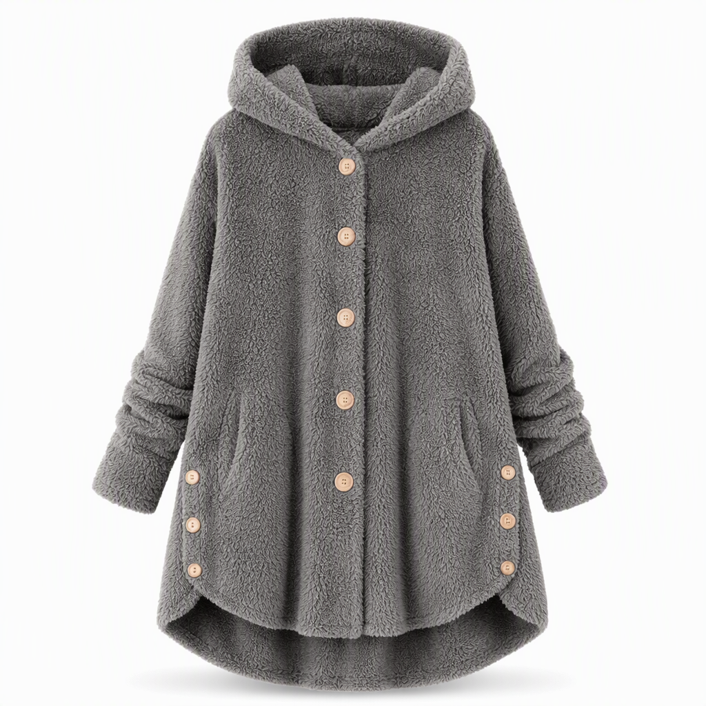 🖤Black Friday Sale:50% OFF🖤🌸Loose Plus-Size, Durable & Versatile🧥 Women's Fleece Hooded Coat