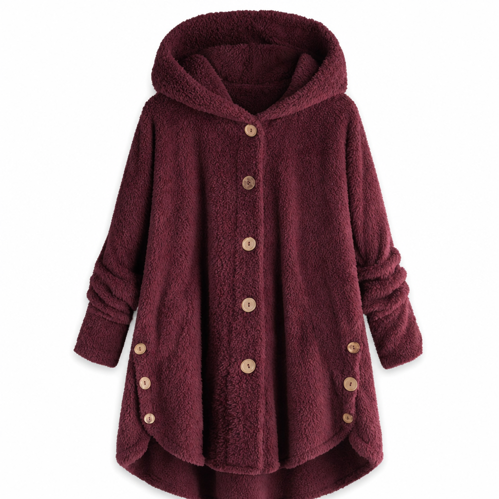 🖤Black Friday Sale:50% OFF🖤🌸Loose Plus-Size, Durable & Versatile🧥 Women's Fleece Hooded Coat