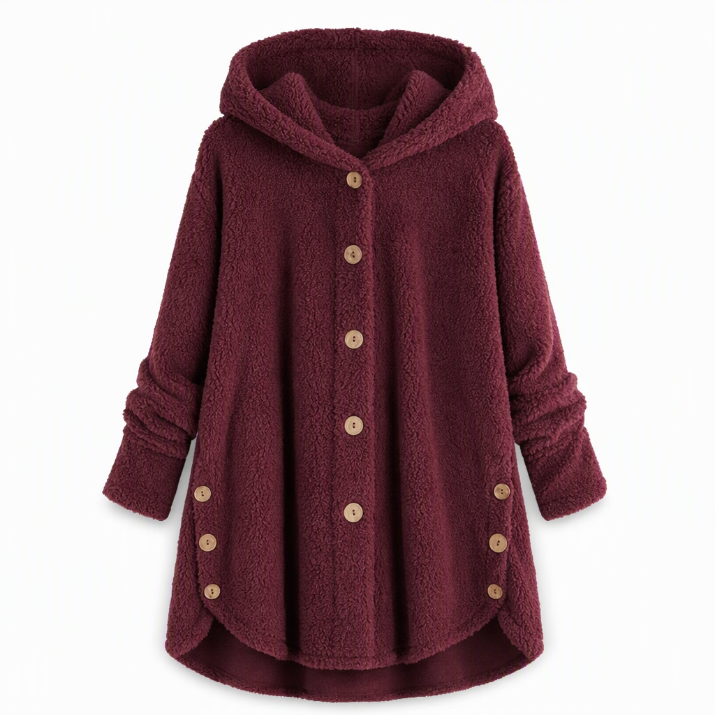 🖤Black Friday Sale:50% OFF🖤🌸Loose Plus-Size, Durable & Versatile🧥 Women's Fleece Hooded Coat