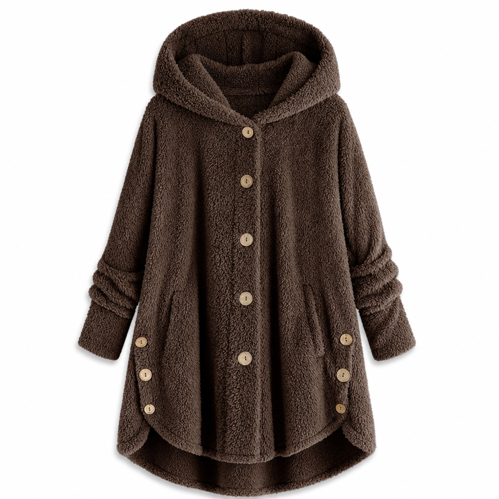 🖤Black Friday Sale:50% OFF🖤🌸Loose Plus-Size, Durable & Versatile🧥 Women's Fleece Hooded Coat